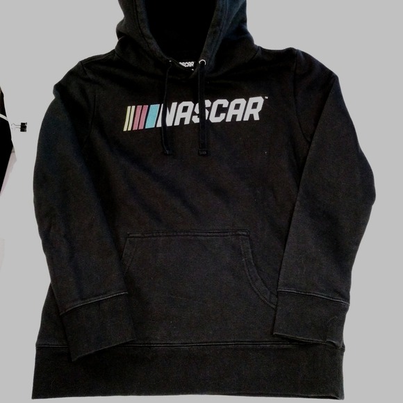 NASCAR Fanatics Black Pullover Hoodie Size M - Picture 2 of 6